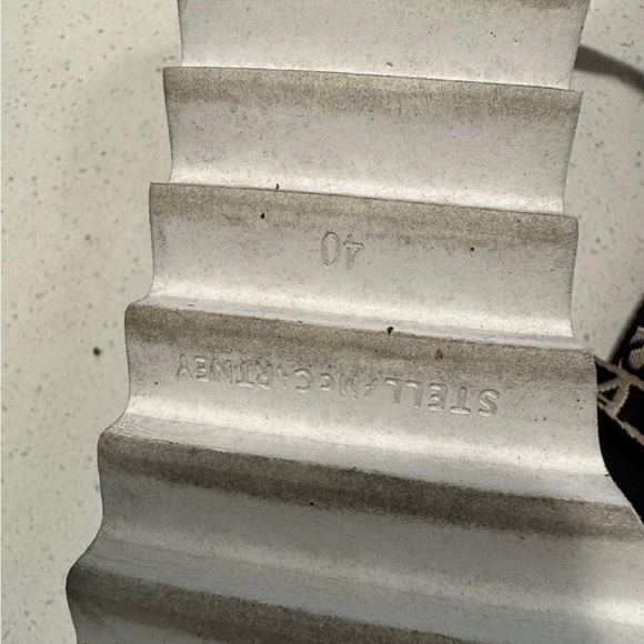 Stella McCartney Black and Cream Espadrilles 40 - Picture 4 of 4